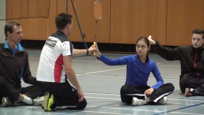 Rückhand Badminton 3